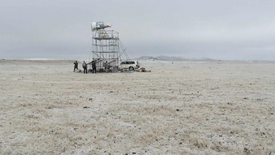 Elbara-III Radiometer der WSL im tibetischen Hochplateau. Foto: Xing Wang