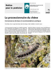 La processionnaire du chêne. Connaissances de base et recommandations pratiques