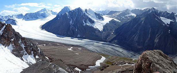 Glacier in Kyrgyzstan. Image: Matthias Huss