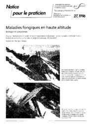 Maladies fongiques en haute altitude