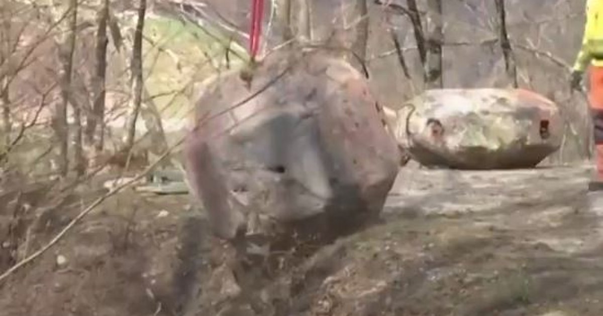 Latest rockfall experiments