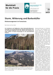 Sturm, Witterung und Borkenkäfer