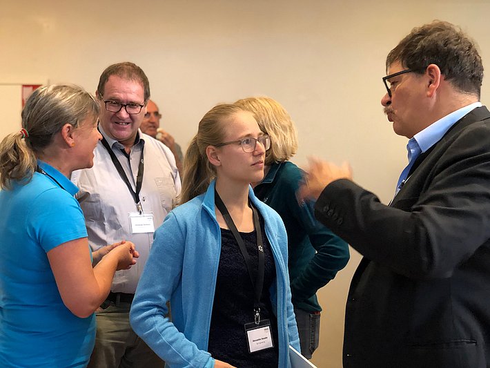 ...und angeregte Diskussionen.