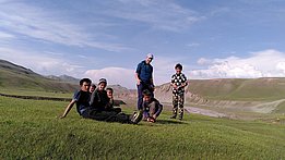 Das Fussballteam. Foto A. Jouberton