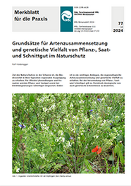 Pflanz-, Saatund Schnittgut im Naturschutz