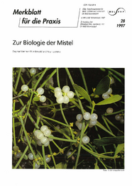 Zur Biologie der Mistel