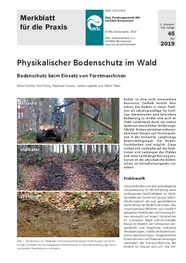 Physikalischer Bodenschutz im Wald