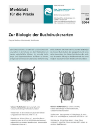 Zur Biologie der Buchdruckerarten