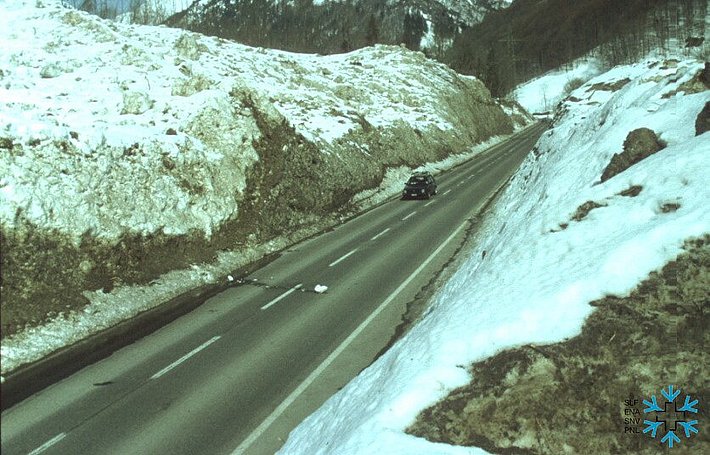 Durchstich Meissenbodenlawine Elm (GL), Foto: St. Margreth, SLF