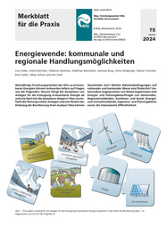 WSL Merkblatt Energiewende