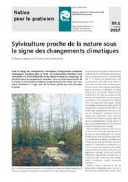 Sylviculture proche de la nature sous le signe des changements climatiques