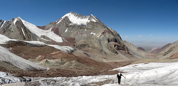 Gletscher in Kirgistan. Bild: Daniel Farinotti, WSL
