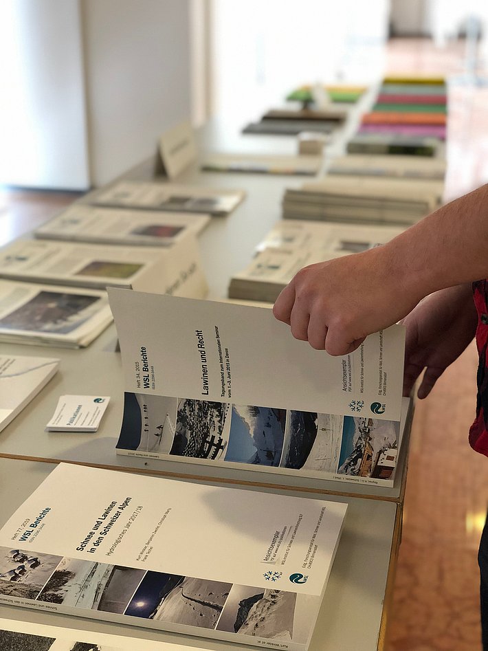 WSL/SFL bieten eine breite Palette an Publikationen. Foto: R. Buchmüller