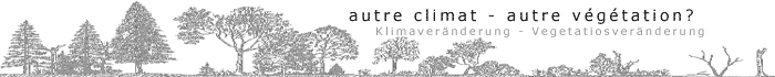 Klima&auml;nderung - Vegetationsver&auml;nderung
